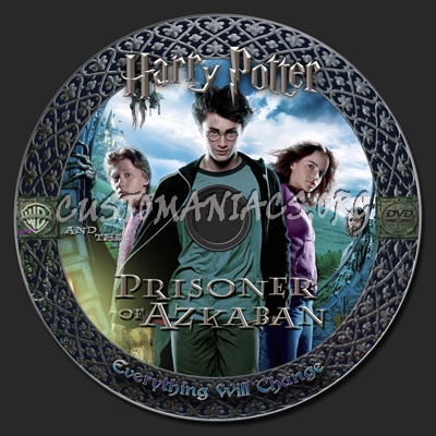 Harry Potter and the Prisoner of Azkaban dvd label