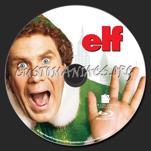 Elf blu-ray label