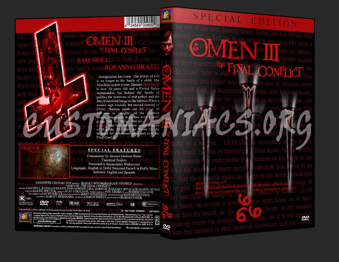 The Omen Trilogy dvd cover