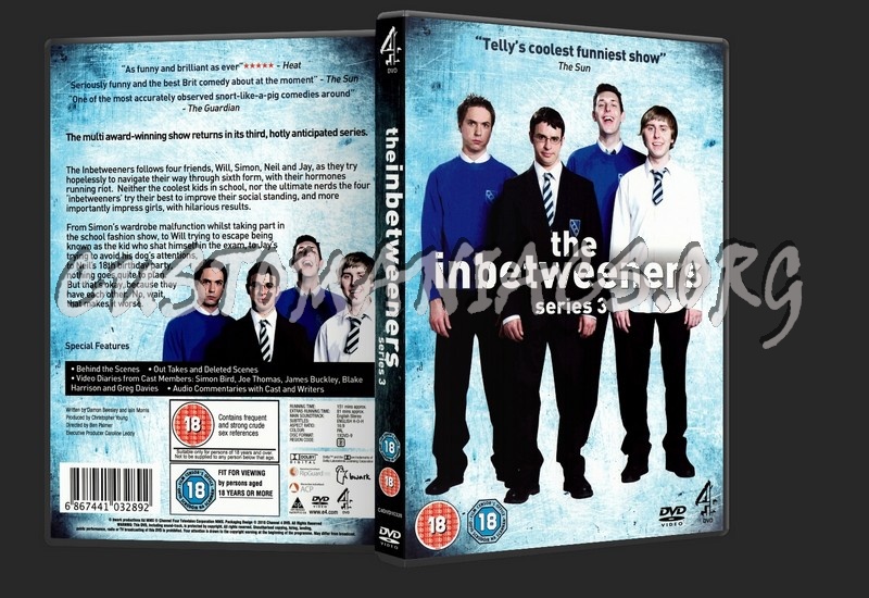 The Inbetweeners Series 3 dvd cover