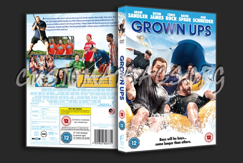 Grown Ups dvd cover