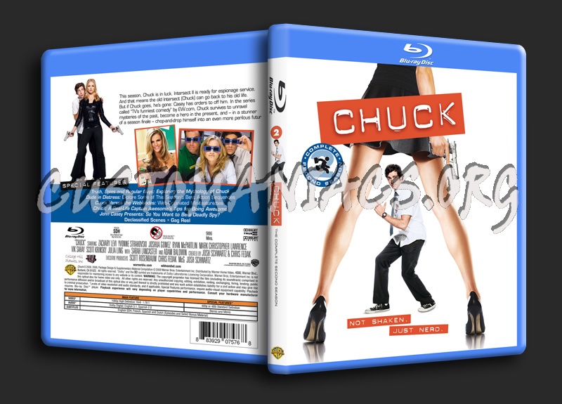 Chuck Season 2 blu-ray cover