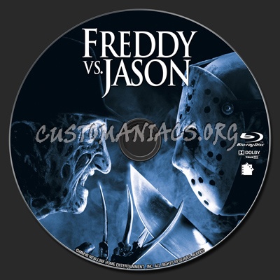 Freddy vs Jason blu-ray label