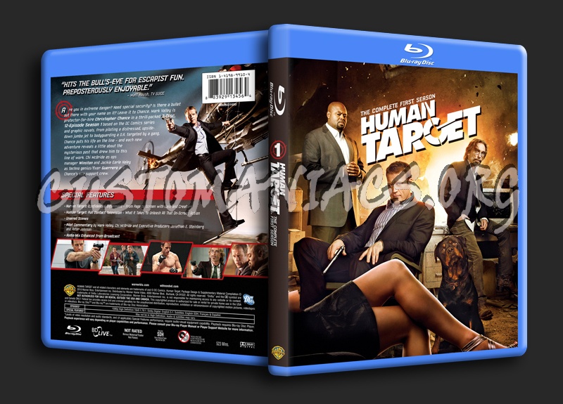 Human Target Season 1 blu-ray cover