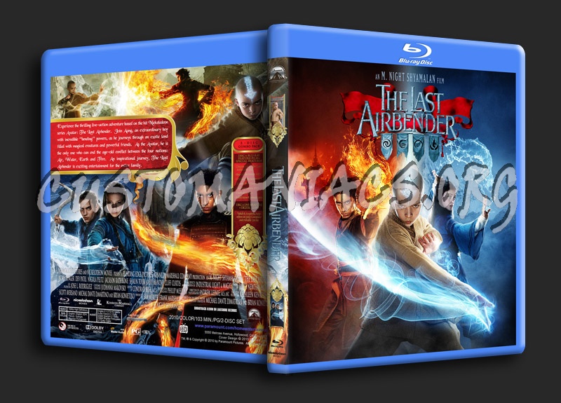 The Last Airbender blu-ray cover