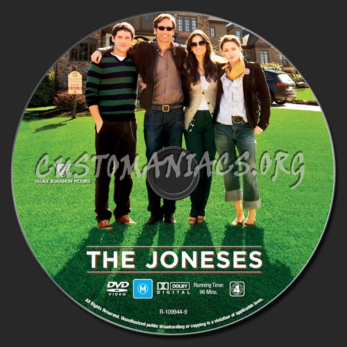 The Joneses dvd label