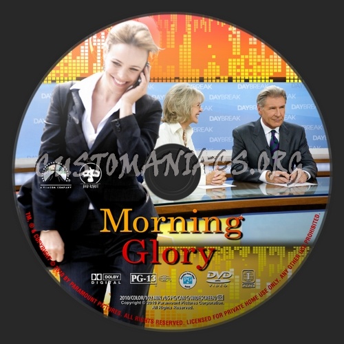 Morning Glory dvd label