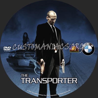 The Transporter dvd label