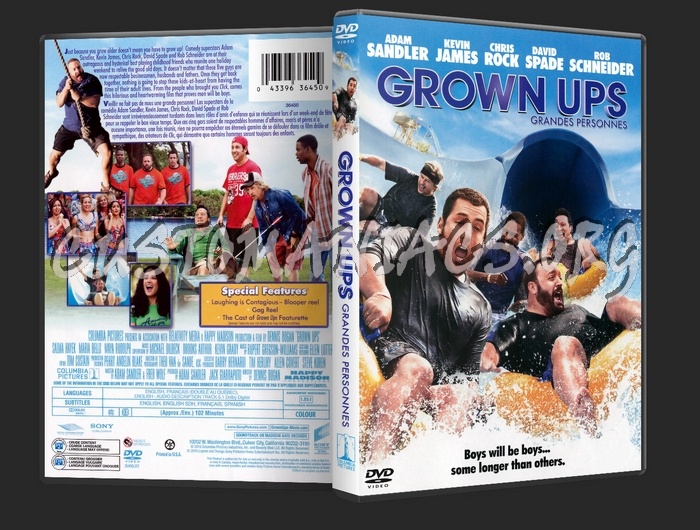 Grown Ups dvd cover