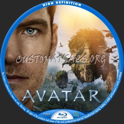 Avatar blu-ray label