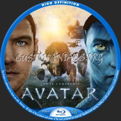 Avatar blu-ray label