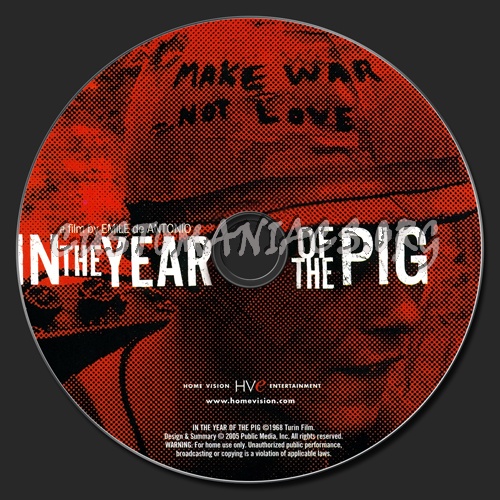 In The Year of the Pig dvd label