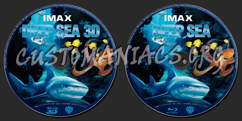 IMAX : Deep Sea blu-ray label