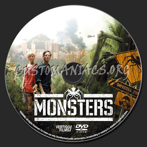 Monsters dvd label