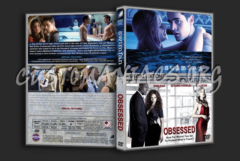 Swimfan / Obsessed Double Feature dvd cover