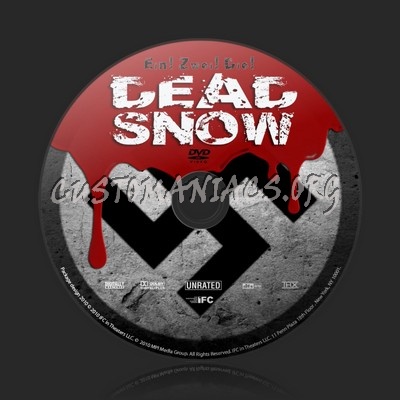 Dead Snow dvd label