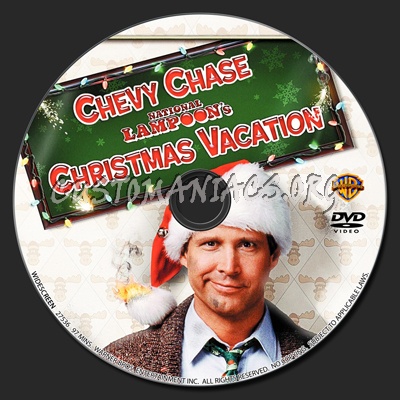 National Lampoons Christmas Vacation dvd label