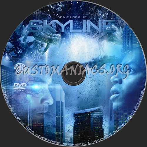Skyline dvd label