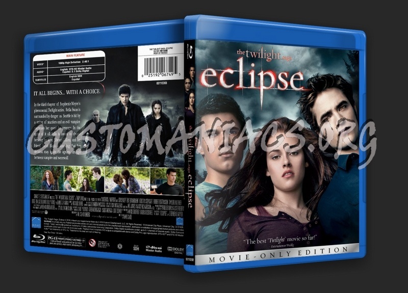 The Twilight Saga Eclipse blu-ray cover