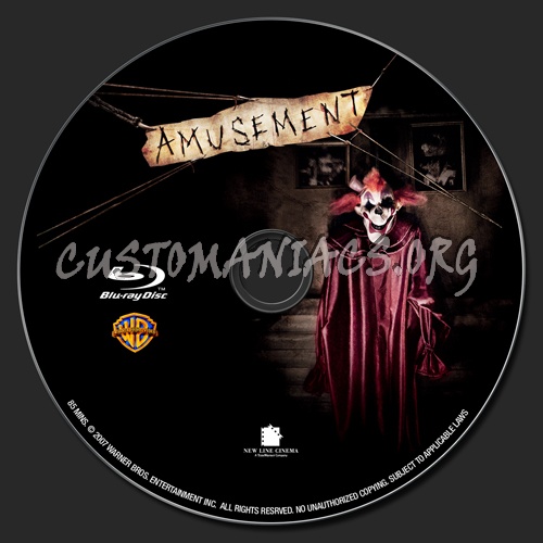 Amusement blu-ray label