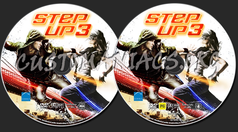 Step Up 3 dvd label