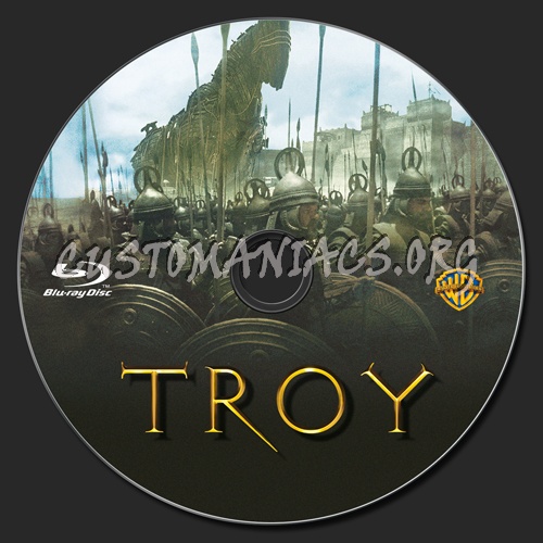 Troy blu-ray label