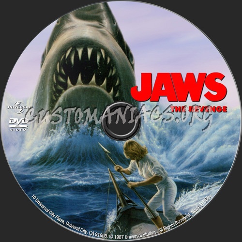 Jaws the Revenge dvd label