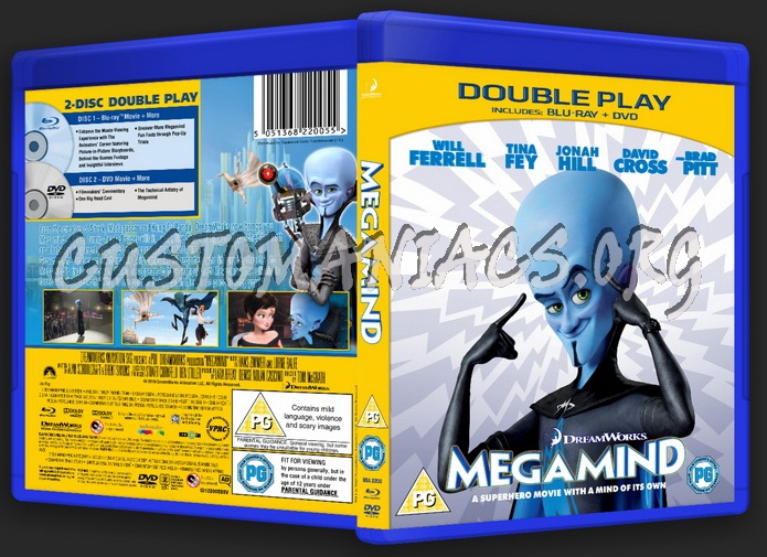 Megamind blu-ray cover