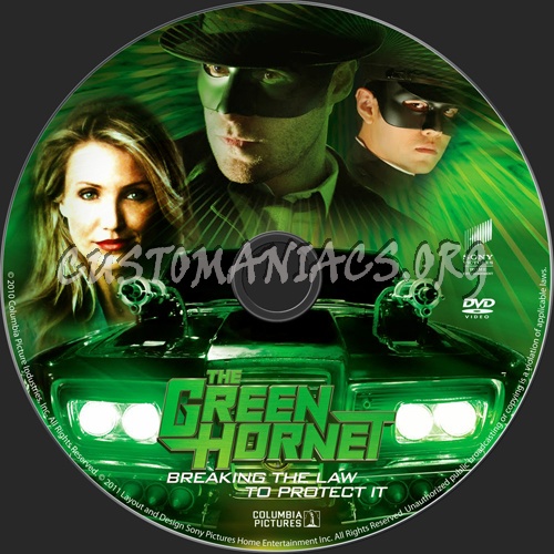 The Green Hornet dvd label