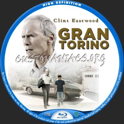 Gran Torino blu-ray label