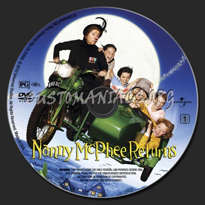 Nanny McPhee Returns dvd label