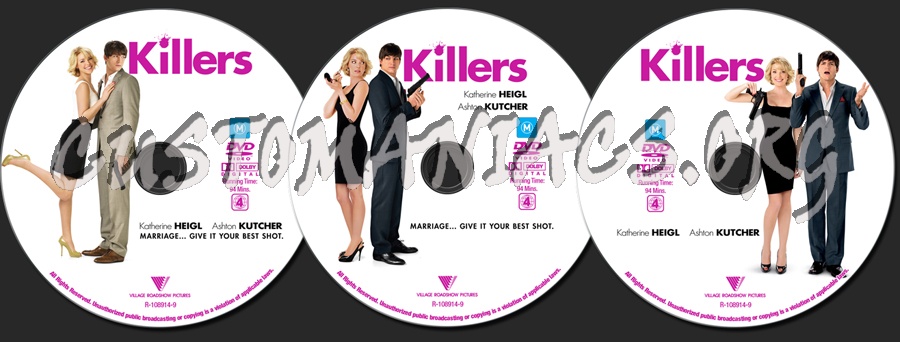 Killers dvd label