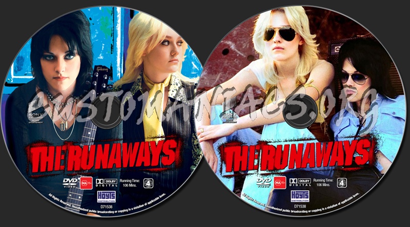 The Runaways dvd label