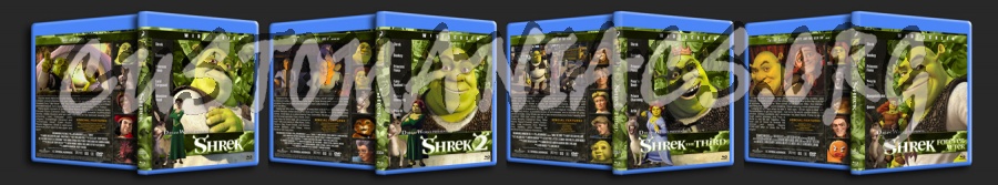 The Shrek Collection blu-ray cover