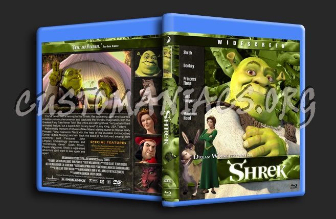 The Shrek Collection blu-ray cover