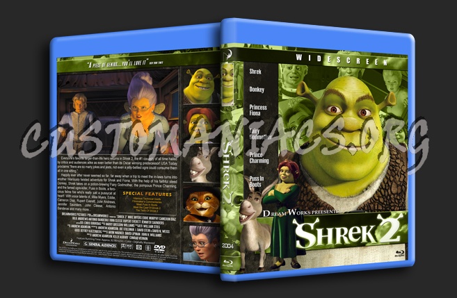 The Shrek Collection blu-ray cover