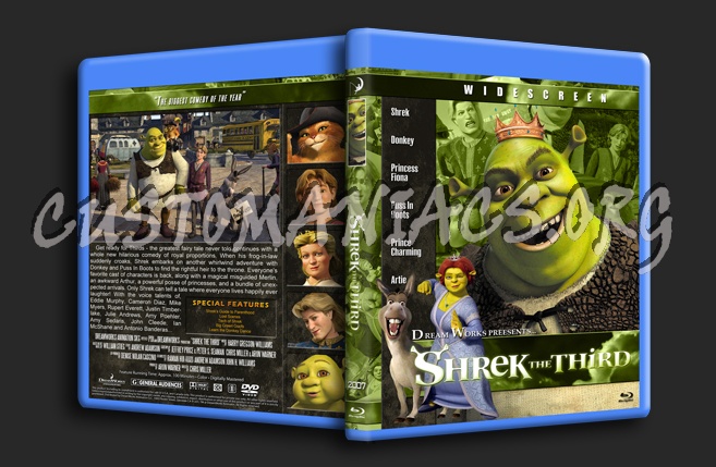 The Shrek Collection blu-ray cover