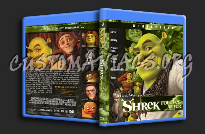 The Shrek Collection blu-ray cover