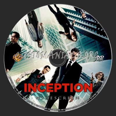 Inception dvd label