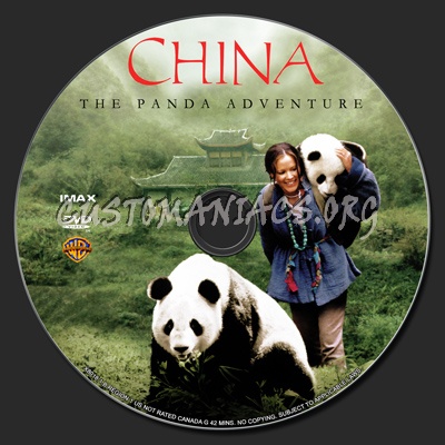 China the Panda Adventure dvd label