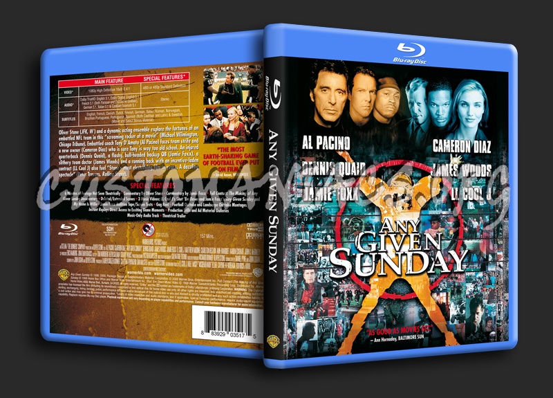 Any Given Sunday blu-ray cover