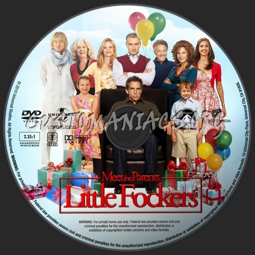 Meet The Parents Little Fockers dvd label