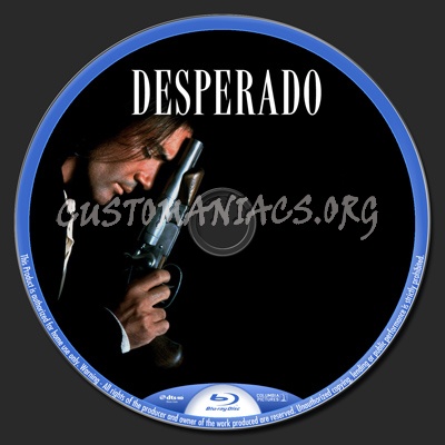 Desperado blu-ray label