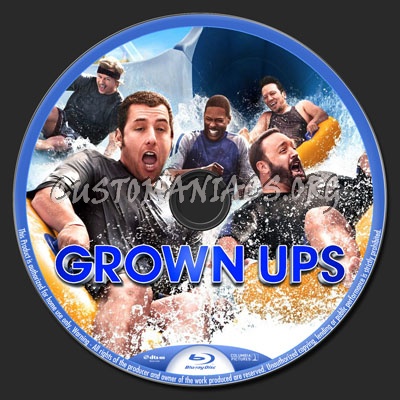 Grown Ups blu-ray label