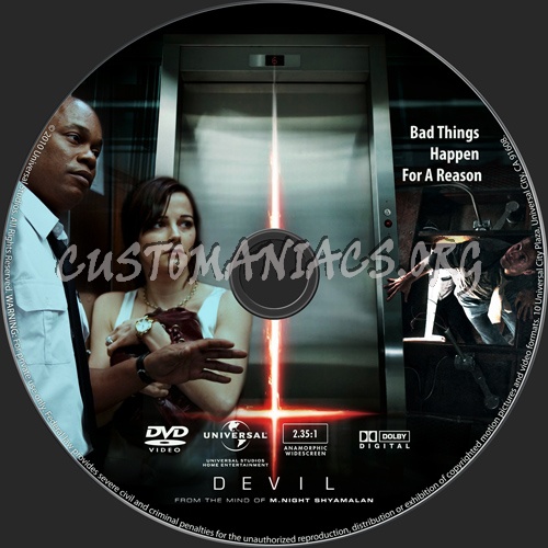 Devil dvd label