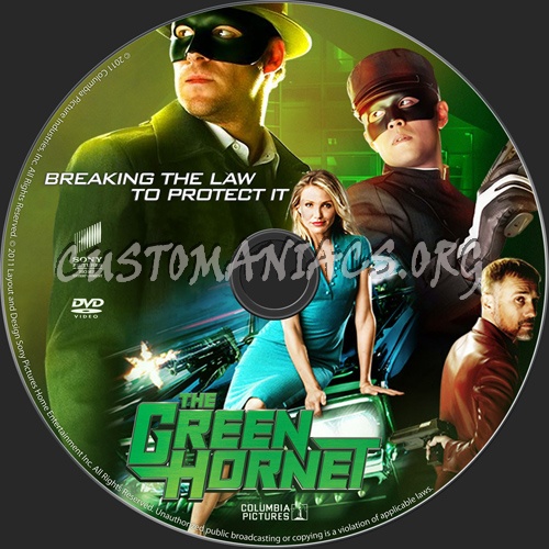 The Green Hornet dvd label