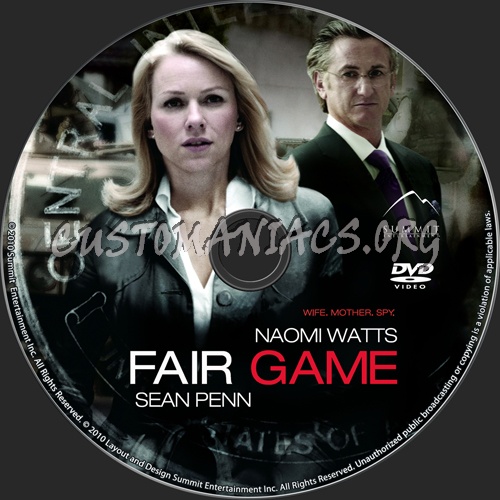 Fair Game dvd label