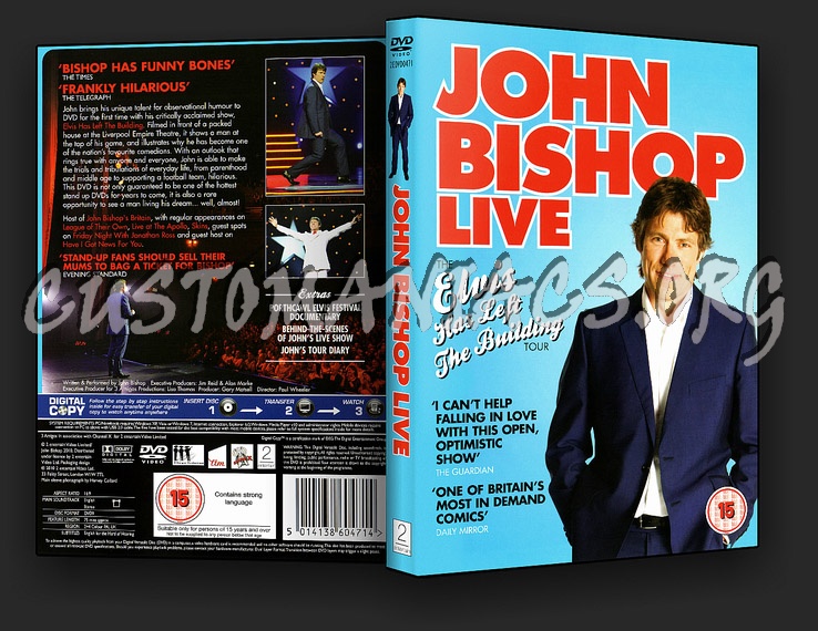 John Bishop Live: The Elvis Has Left The Building Tour dvd cover