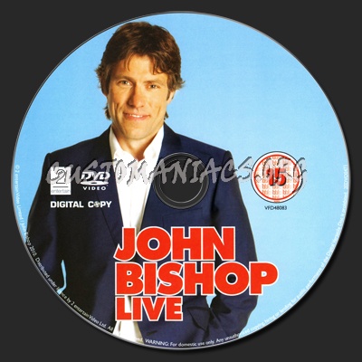 John Bishop Live: The Elvis Has Left The Building Tour dvd label