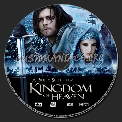 Kingdom of Heaven dvd label